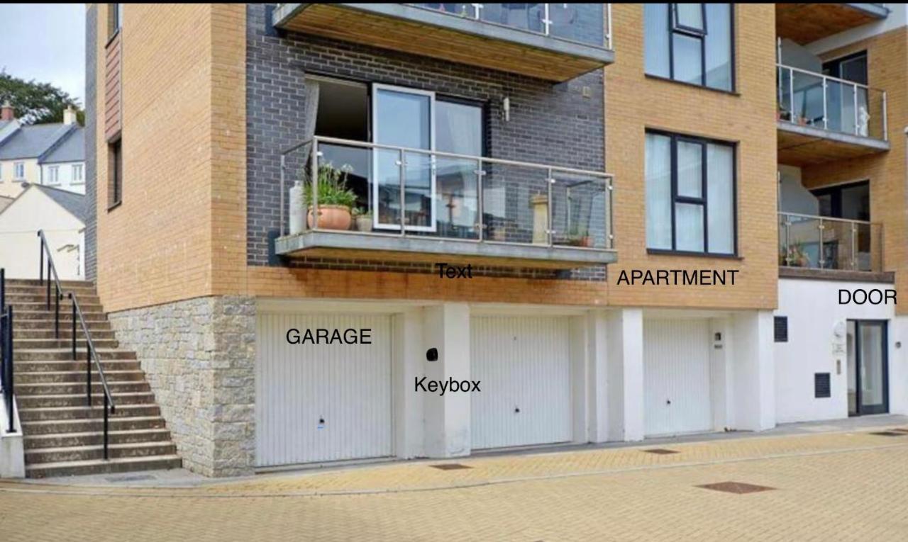 Stunning Apartment, Balconies, Private Beach, Coast Path Charlestown (Cornwall) Exteriér fotografie